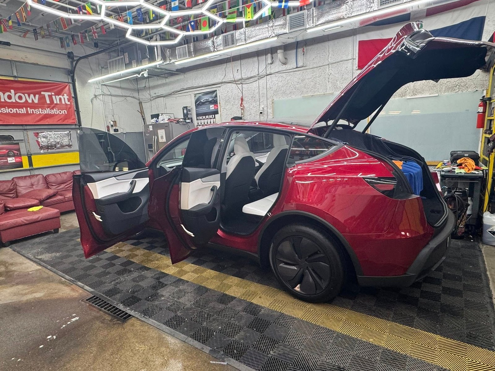 Tesla Model Y window tint at S Window Tint